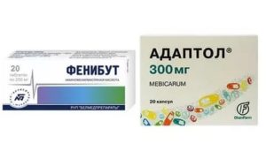 Сочетание фенибута и адаптола при лечении - хорошее?