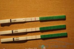Вероятность беременности, 3 отрицательных теста