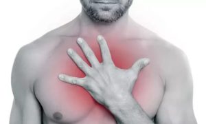 Боль и жжение в груди при повышении давления