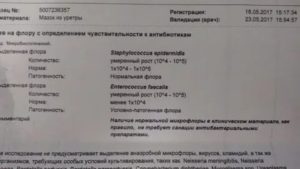 Enterococcus Faecalis 10^5 в моче при беременности