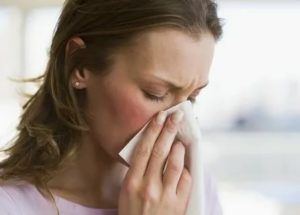 Заложеность носа и высокая температура