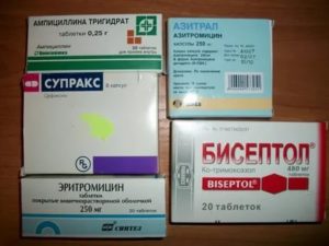 Простуда во время приема антибиотиков