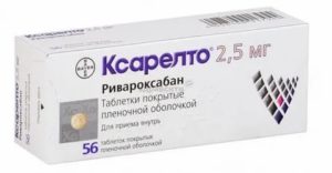 Совместимость приема ксарелто и тромбоасс при эритремии
