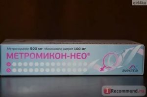 Кровяные выделения после метромикон-нео