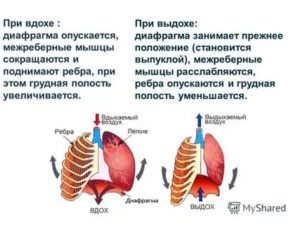 Боли в груди при выдохе