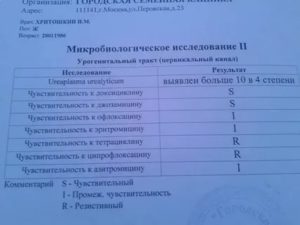 Уреаплазма более 10 в 4 при беременности