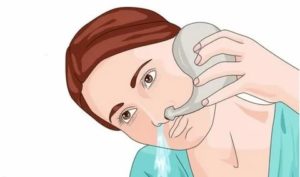 Промывание носа и отит