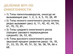 Уреаплазмоз и ВПЧ высокого риска