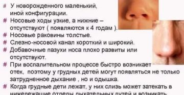 Узкие носовые ходы у новорожденного