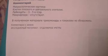 Расшифровка Микроскоп. Иссл. Мазка