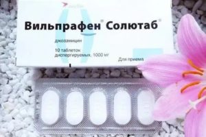 Вильпрафен при гайморите