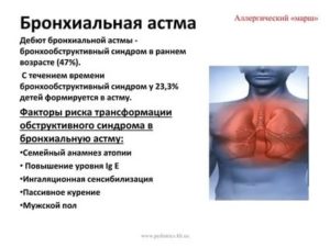 Дебют Бронхиальной астмы