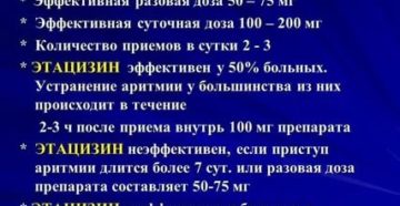 Замена этацизину при аритмии