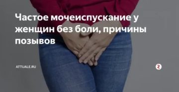 Частое мочеиспускание без боли Частое мочеиспускание без боли