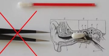 Застряла вата в ухе