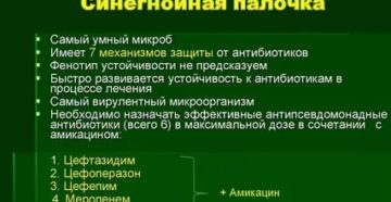 Вылечить синегнойную палочку