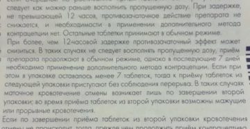 В перерыве приема линдинет 30 нет месячных