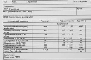 Высокий РФМК при беременности
