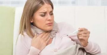 Болит горло и температура на 40 неделе беременности