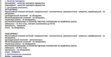 Расшифровка РАР теста