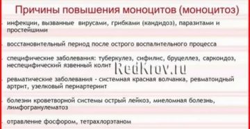 Повышены моноциты в крови