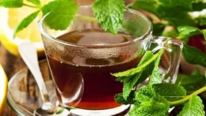 Мастопол одновременно с кофе, чаем, мятой и спиртными напитками?